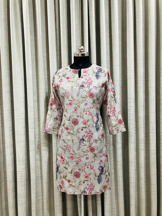 Gulzar Melody – Floral Printed Kurti
